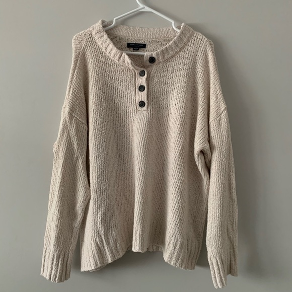 American Eagle Outfitters Sweaters - AE Henley Pullover Sweater American Eagle Outfitters Sweaters - AE Henley Pullover Sweater